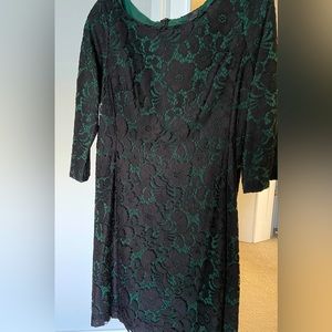 Black Saks Fifth Avenue lace dress